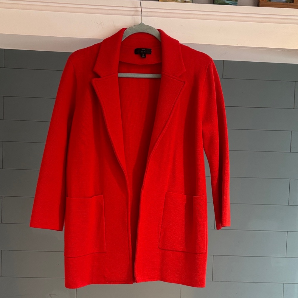 J. Crew‎ 365 open front sweater jacket
